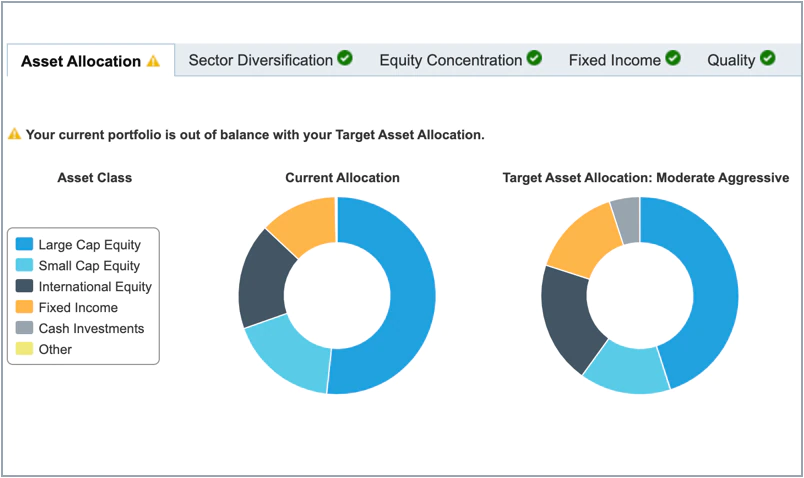 Bright Portfolio Checkup screenshot